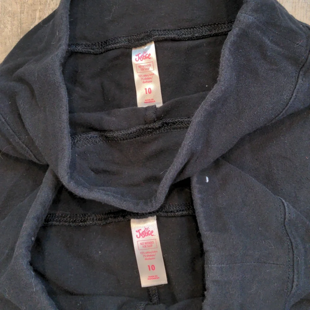 Lot of 2 Girls' Justice Capri Leggings